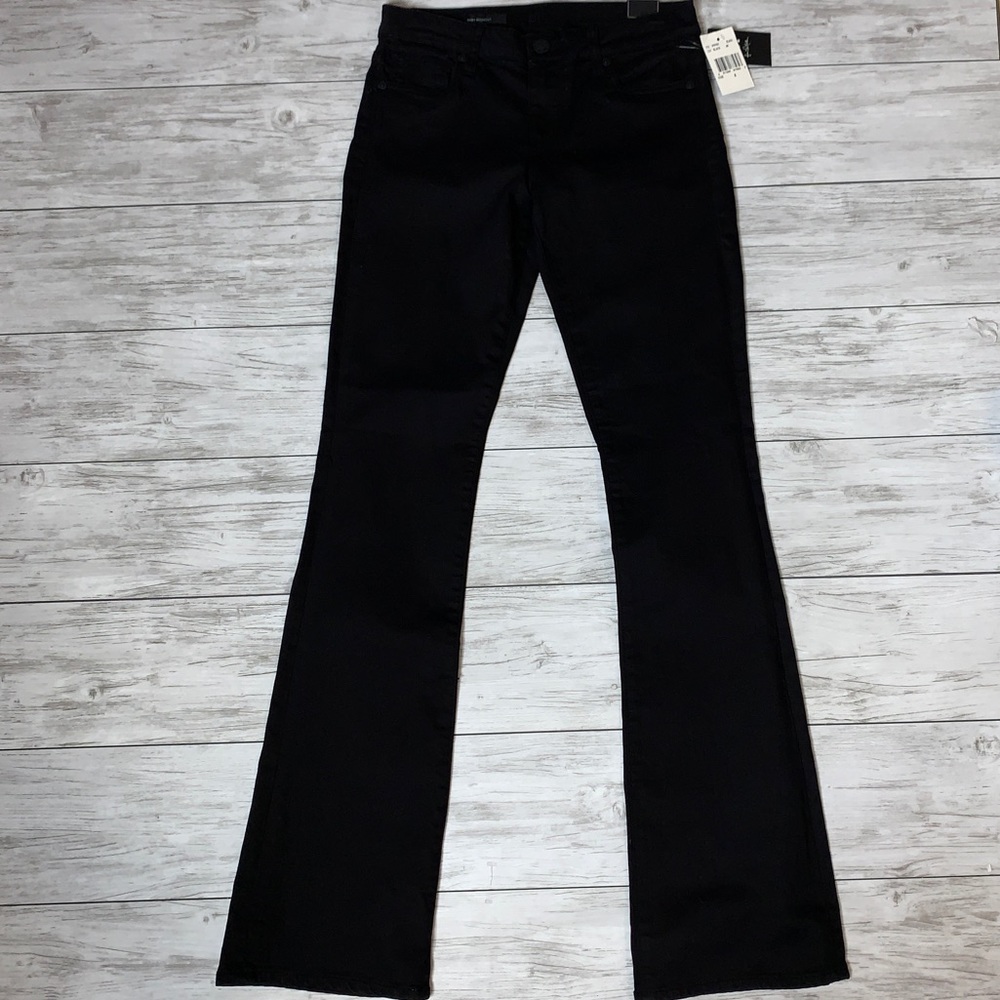 Kut from the Kloth Black Baby Bootcut Jeans 4 NWT